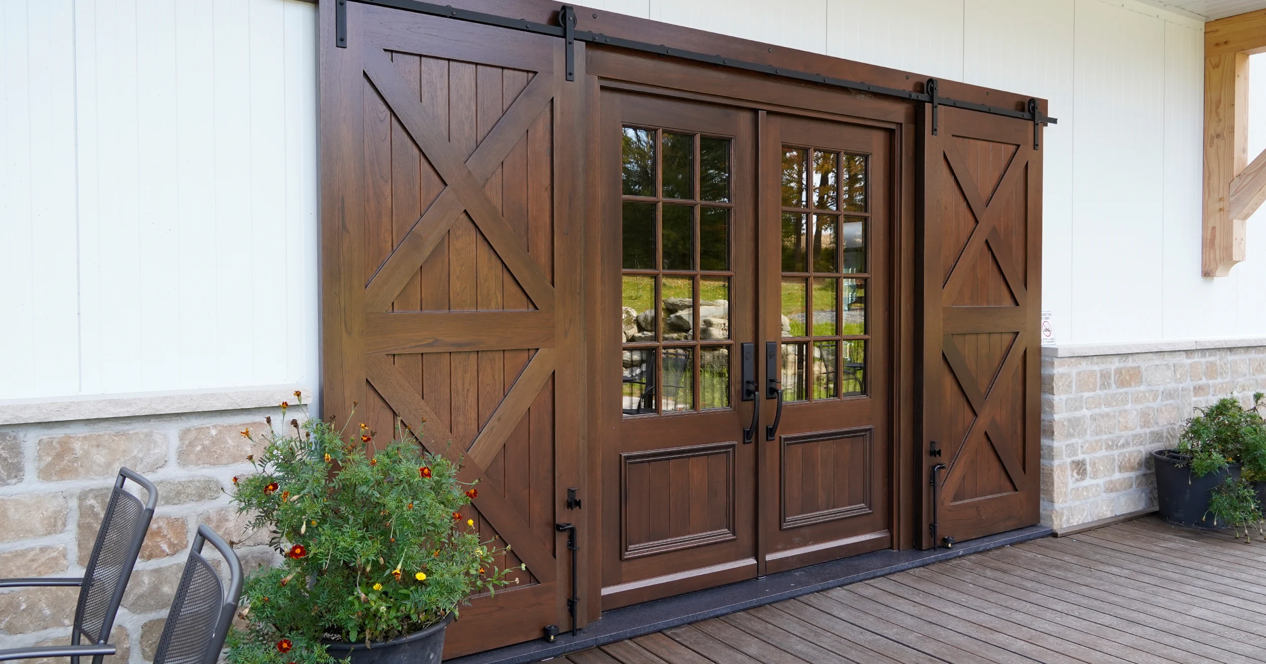 Porte Entrée en Bois